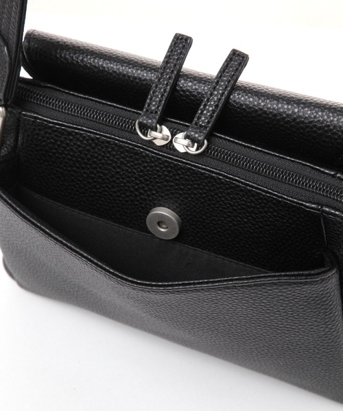 studio CLIP（スタディオクリップ）の「【人間工学に基づいて考えた！】からだよろこぶ合皮ショルダー（ショルダーバッグ・レディース・グリーン/オフホワイト/その他2/ブラック・FREE）」の14枚目の写真