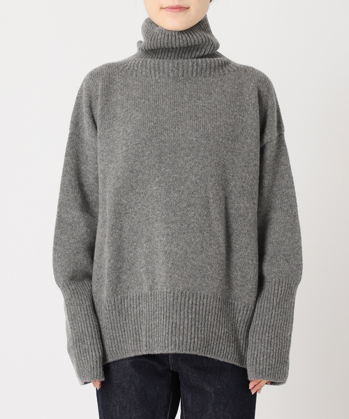 　TIDES ラムズウールタートルネックニット　アイボリー　34 ISLAND TIDES ラムズウールタートルネックニット アイボリー 34 ISLAND