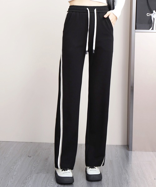 aimoha（アイモハ）の「【Aimoha】ハイスリットカジュアルパンツ（その他パンツ・レディース・ブラック・MEDIUM/LARGE/X-LARGE）」の17枚目の写真