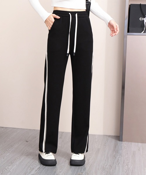 aimoha（アイモハ）の「【Aimoha】ハイスリットカジュアルパンツ（その他パンツ・レディース・ブラック・MEDIUM/LARGE/X-LARGE）」の19枚目の写真