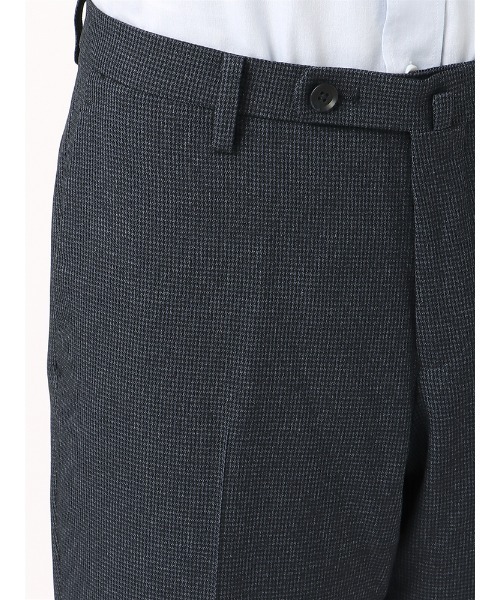 SUIT SQUARE（スーツスクエア）の「ＮＯＮＩＲＯＮ　ポリエステル　２ｗａｙＳｔｒｅｔｃｈ　ハウンドトゥース　ＲＳ０５（スラックス・メンズ・ネイビー/チャコールグレー・SS(73cm)/M(79cm)/S(76cm)/3L(88cm)/L(82cm)/LL(85cm)）」の17枚目の写真