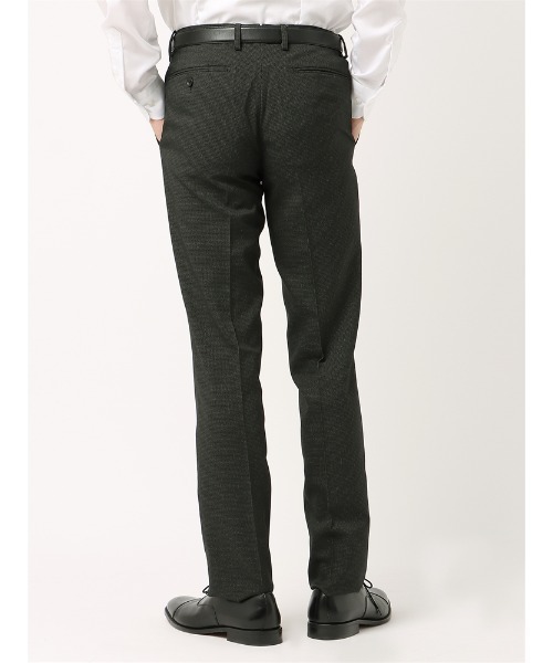 SUIT SQUARE（スーツスクエア）の「ＮＯＮＩＲＯＮ　ポリエステル　２ｗａｙＳｔｒｅｔｃｈ　ハウンドトゥース　ＲＳ０５（スラックス・メンズ・ネイビー/チャコールグレー・SS(73cm)/M(79cm)/S(76cm)/3L(88cm)/L(82cm)/LL(85cm)）」の10枚目の写真