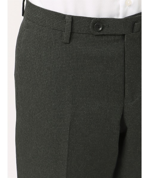 SUIT SQUARE（スーツスクエア）の「ＮＯＮＩＲＯＮ　ポリエステル　２ｗａｙＳｔｒｅｔｃｈ　ハウンドトゥース　ＲＳ０５（スラックス・メンズ・ネイビー/チャコールグレー・SS(73cm)/M(79cm)/S(76cm)/3L(88cm)/L(82cm)/LL(85cm)）」の9枚目の写真