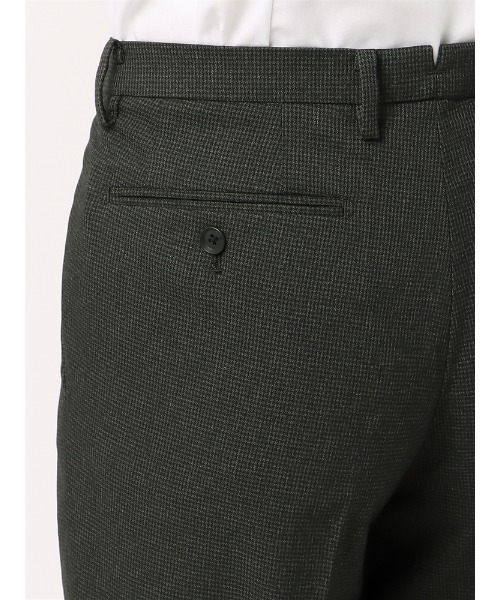 SUIT SQUARE（スーツスクエア）の「ＮＯＮＩＲＯＮ　ポリエステル　２ｗａｙＳｔｒｅｔｃｈ　ハウンドトゥース　ＲＳ０５（スラックス・メンズ・ネイビー/チャコールグレー・SS(73cm)/M(79cm)/S(76cm)/3L(88cm)/L(82cm)/LL(85cm)）」の8枚目の写真