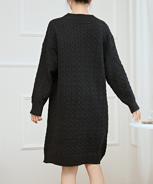 【御殿場アウトレット購入】STONE  ブラックカーディガン セール】【C-FORT POINT/フォートポイント】ブランケットステッチ V