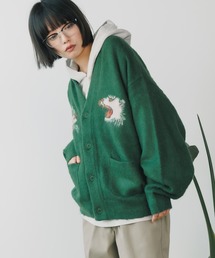 REMI RELIEF レミレリーフ 別注意アロハ柄インディゴジップカーディガン REMI RELIEF（レミレリーフ）の「REMI RELIEF （レミレリーフ