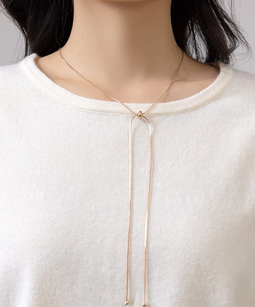 DAY CLOSET(デイ クローゼット)の「レディース リラクシーラウンドネックニットトップス(ニット/セーター・レディース・グレー/アイボリー/ブラック・FREE)」の22枚目の写真