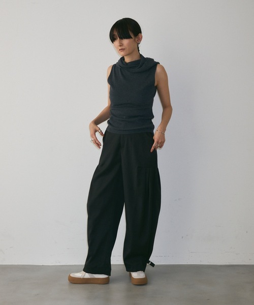 サイドタックカーブパンツ（スラックス）｜Lutim by u（ルチバイユー