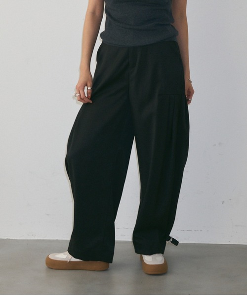 サイドタックカーブパンツ（スラックス）｜Lutim by u（ルチバイユー