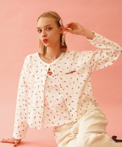 Flower print sheer cardigan/花柄シアーカーディガン（カーディガン