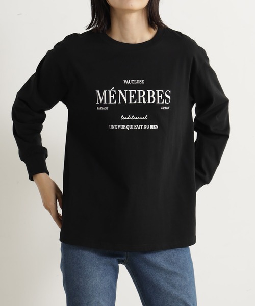 FOUND GOOD（ファウンドグッド）の「ウラキモウプリントロンT（Tシャツ/カットソー・レディース・アイボリー/ブラック/ホワイト系5/ベージュ・L/M/S）」の2枚目の写真