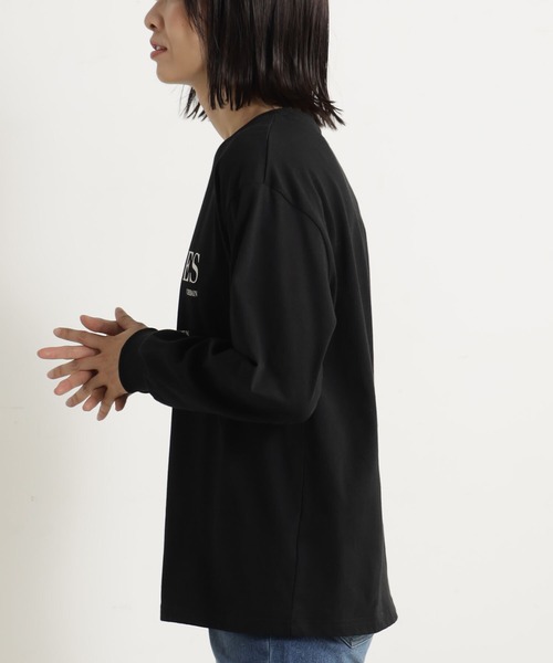 FOUND GOOD（ファウンドグッド）の「ウラキモウプリントロンT（Tシャツ/カットソー・レディース・アイボリー/ブラック/ホワイト系5/ベージュ・L/M/S）」の10枚目の写真