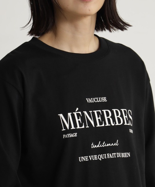 FOUND GOOD（ファウンドグッド）の「ウラキモウプリントロンT（Tシャツ/カットソー・レディース・アイボリー/ブラック/ホワイト系5/ベージュ・L/M/S）」の12枚目の写真