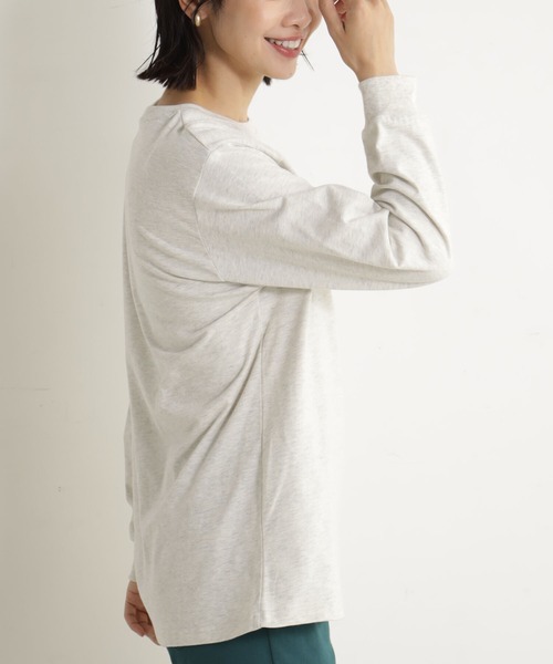 FOUND GOOD（ファウンドグッド）の「ウラキモウプリントロンT（Tシャツ/カットソー・レディース・アイボリー/ブラック/ホワイト系5/ベージュ・L/M/S）」の18枚目の写真