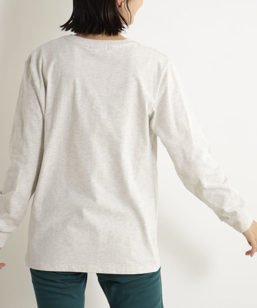 FOUND GOOD（ファウンドグッド）の「ウラキモウプリントロンT（Tシャツ/カットソー・レディース・アイボリー/ブラック/ホワイト系5/ベージュ・L/M/S）」の19枚目の写真