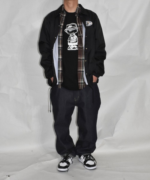 DOUBLE STEAL（ダブルスティール）の「HAT DOUBZ 長袖Tシャツ（Tシャツ/カットソー・メンズ・ホワイト/ブラック・LARGE/X-LARGE）」の9枚目の写真
