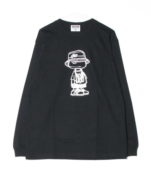 DOUBLE STEAL（ダブルスティール）の「HAT DOUBZ 長袖Tシャツ（Tシャツ/カットソー・メンズ・ホワイト/ブラック・LARGE/X-LARGE）」の11枚目の写真