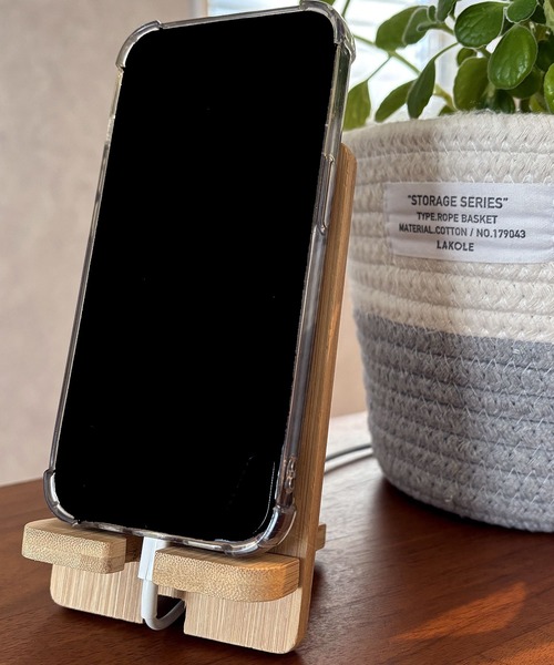 ウッド製 スマートフォン スタンド（スマホグッズ）｜Port（ポート）の
