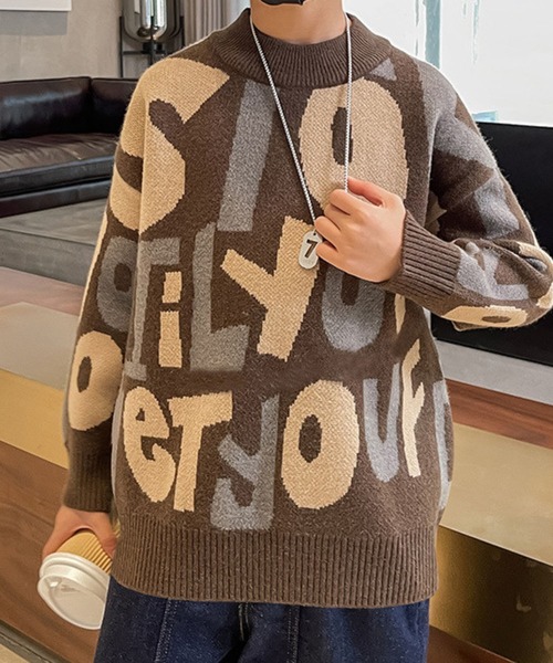 ALBERO PITTI（アルベロピッティ）の「アルファベット柄ジャガード