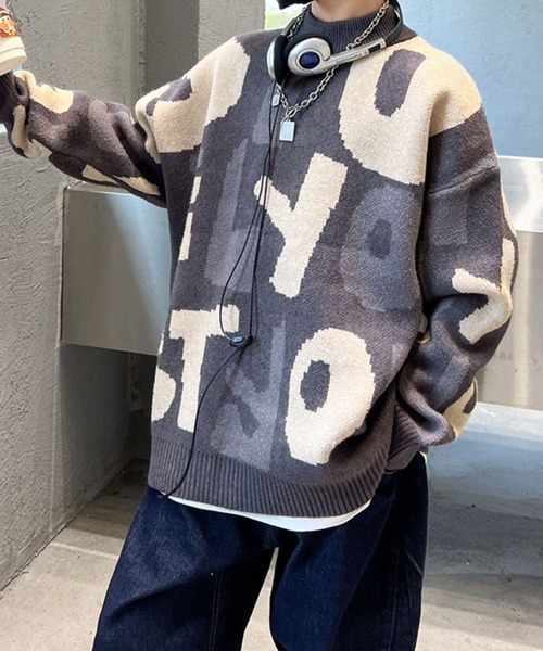 ALBERO PITTI（アルベロピッティ）の「アルファベット柄ジャガード