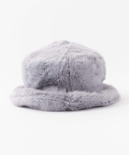 ROOPTOKYO（ループトウキョウ）の「ALOHA PEOPLE/アロハピープル ファーバケットハット（ハット・レディース・グレー/ブラック・FREE）」の2枚目の写真