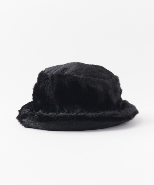 ROOPTOKYO（ループトウキョウ）の「ALOHA PEOPLE/アロハピープル ファーバケットハット（ハット・レディース・グレー/ブラック・FREE）」の5枚目の写真