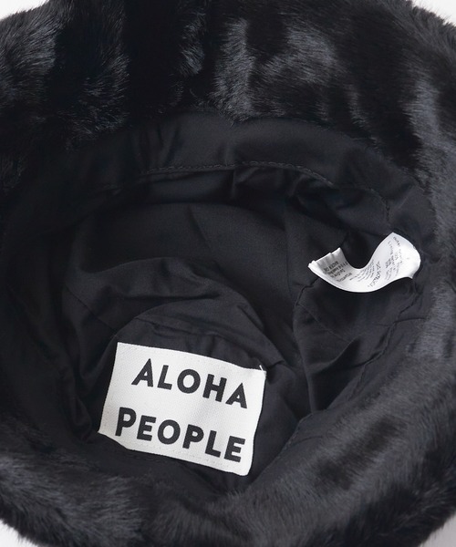 ROOPTOKYO（ループトウキョウ）の「ALOHA PEOPLE/アロハピープル ファーバケットハット（ハット・レディース・グレー/ブラック・FREE）」の3枚目の写真
