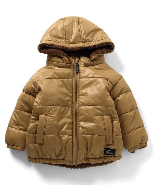 F.O.KIDS（エフオーキッズ）の「リバーシブルウォームブルゾン（ダウンジャケット/コート・キッズ・グリーン/キャメル/チャコール/オレンジ/パープル・80/90/100/110/120/130/140/150）」の13枚目の写真