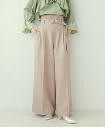 natural couture | セレモニー対応可 / Dカンベルト付きアシメハイウエストパンツ(その他パンツ)