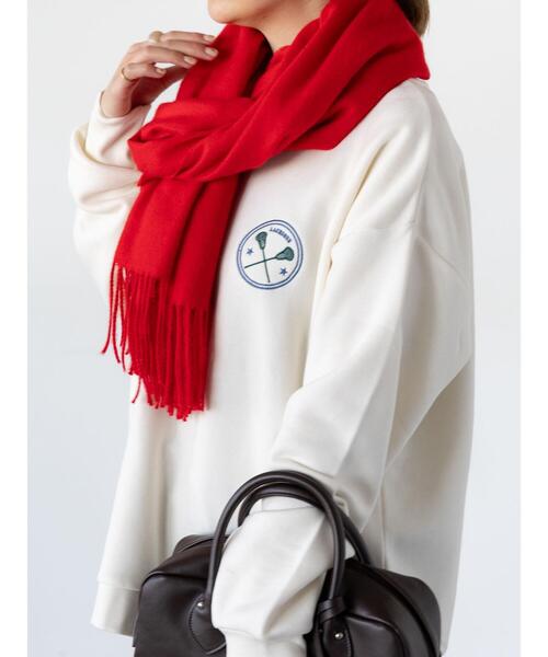 Lugnoncure(ルノンキュール)の「スポーツモチーフプリント裏起毛スウェット(Tシャツ/カットソー・レディース・ミント/ブラック/オフホワイト・F)」の1枚目の写真
