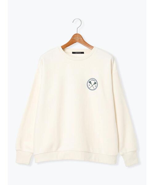 Lugnoncure(ルノンキュール)の「スポーツモチーフプリント裏起毛スウェット(Tシャツ/カットソー・レディース・ミント/ブラック/オフホワイト・F)」の15枚目の写真