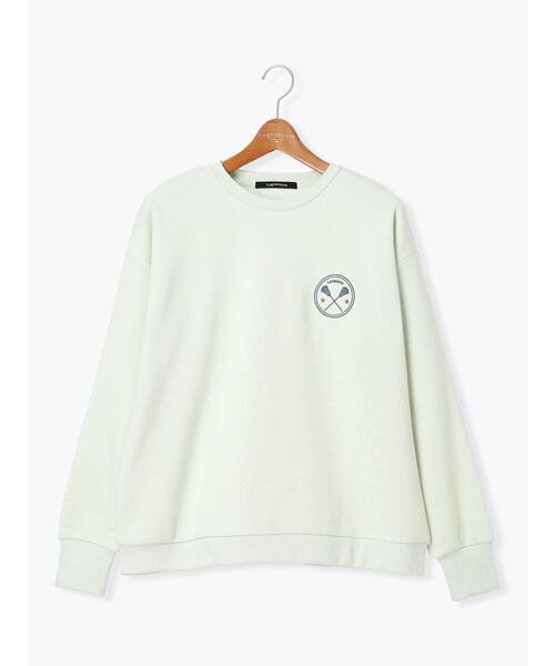 Lugnoncure(ルノンキュール)の「スポーツモチーフプリント裏起毛スウェット(Tシャツ/カットソー・レディース・ミント/ブラック/オフホワイト・F)」の16枚目の写真