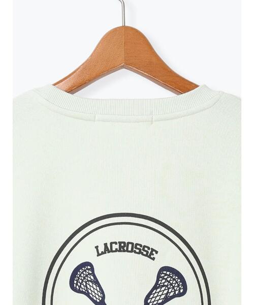 Lugnoncure(ルノンキュール)の「スポーツモチーフプリント裏起毛スウェット(Tシャツ/カットソー・レディース・ミント/ブラック/オフホワイト・F)」の21枚目の写真