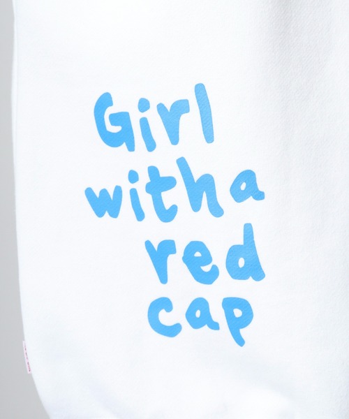 【セール】RED CAP GIRL 裏起毛RCG総柄プリント＆刺繍CN（スウェット）｜Red Cap Girl（レッドキャプガール）