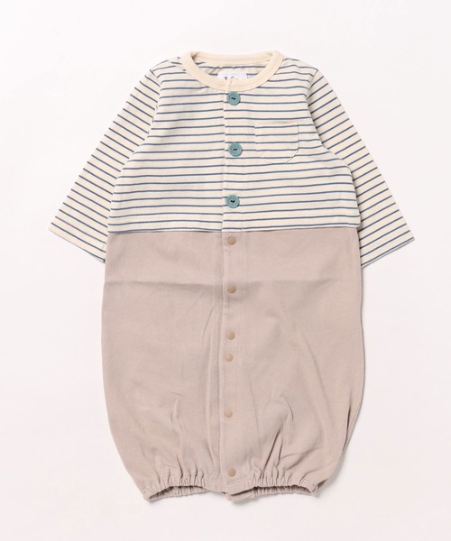 LaStella（ラステラ）の「レイヤード2WAYドレス（ロンパース・キッズ・ネイビー/ブラック・60）」の2枚目の写真