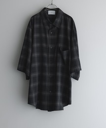 remer（リメール）の「loose old tartan check shirt / ルーズオールドタータン柄チェックシャツ（シャツ/ブラウス）」