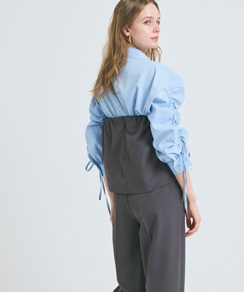 coca（coca）（コカ）の「2点セット ベアセットアップ（チューブトップ・レディース・チャコール/ブラック・M/L）」の17枚目の写真