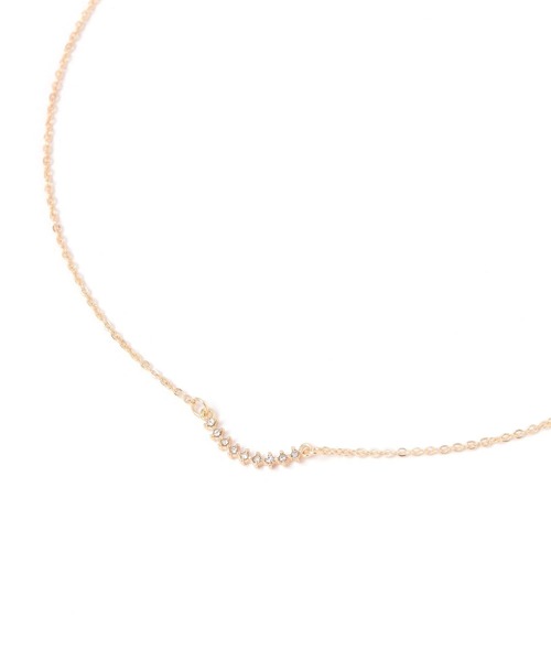 LAKOLE（ラコレ）の「カーブバービジューネックレス / 284458（ネックレス・レディース・その他1/その他2・FREE）」の2枚目の写真