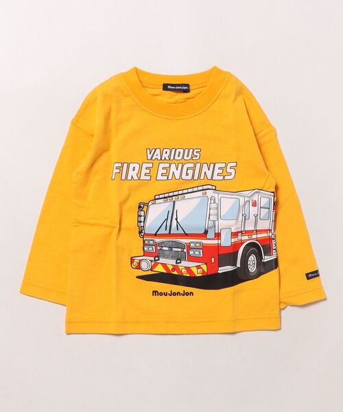 Moujonjon(ムージョンジョン)の「天竺3柄込長袖Tシャツ(Tシャツ/カットソー・キッズ・パープル/ブルー系その他・90/100/110/120/130)」の2枚目の写真