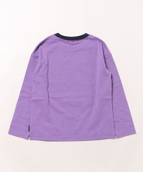Moujonjon(ムージョンジョン)の「天竺3柄込長袖Tシャツ(Tシャツ/カットソー・キッズ・パープル/ブルー系その他・90/100/110/120/130)」の9枚目の写真