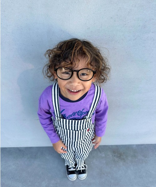Moujonjon(ムージョンジョン)の「天竺3柄込長袖Tシャツ(Tシャツ/カットソー・キッズ・パープル/ブルー系その他・90/100/110/120/130)」の7枚目の写真