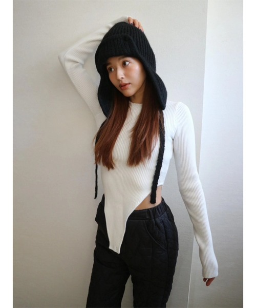 ニット+セーター trunk88 Rib Knit Body Suit Rib Knit Body Suit（Tシャツ/カットソー）｜TRUNC 88（トランク