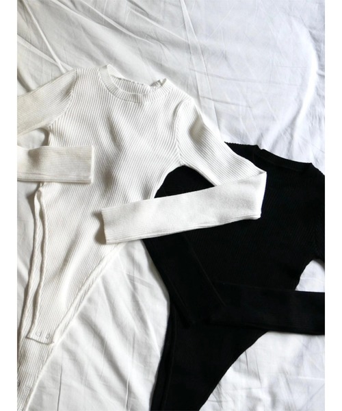 ニット+セーター trunk88 Rib Knit Body Suit Rib Knit Body Suit（Tシャツ/カットソー）｜TRUNC 88（トランク