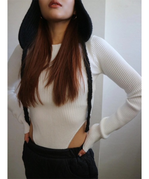 Rib Knit Body Suit（Tシャツ/カットソー）｜TRUNC 88（トランク