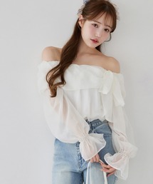 one after another NICE CLAUP | リボンブラウス(シャツ/ブラウス)