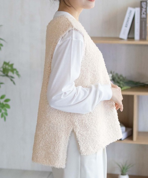 NAVY(ネイビー)の「nAvy 時短テープニットアンサンブル(ニット/セーター・レディース・グレー系その他/ベージュ系その他・M/L)」の15枚目の写真