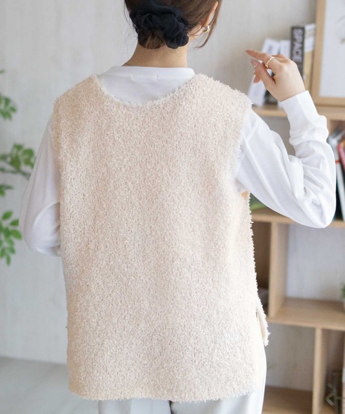 NAVY(ネイビー)の「nAvy 時短テープニットアンサンブル(ニット/セーター・レディース・グレー系その他/ベージュ系その他・M/L)」の16枚目の写真
