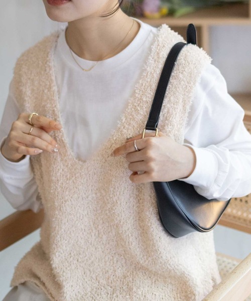 NAVY(ネイビー)の「nAvy 時短テープニットアンサンブル(ニット/セーター・レディース・グレー系その他/ベージュ系その他・M/L)」の14枚目の写真