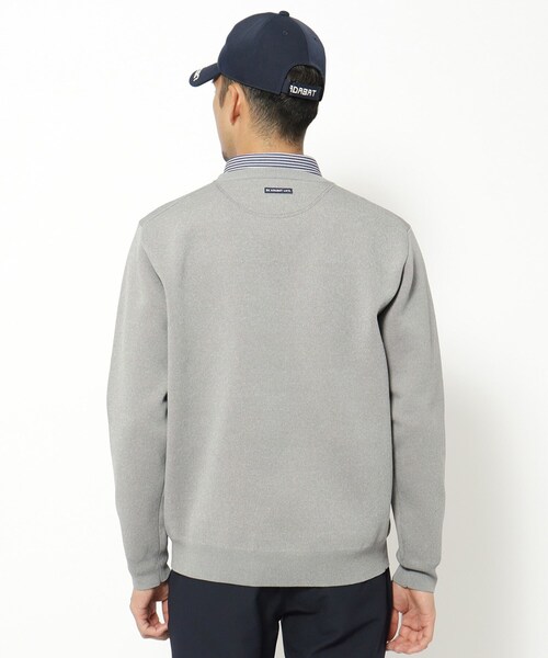 adabat（アダバット）の「ウォッシャブル素材 サルーキジャカードニット（ニット/セーター・メンズ・グレー/ネイビー/オレンジ・50/48/46）」の15枚目の写真