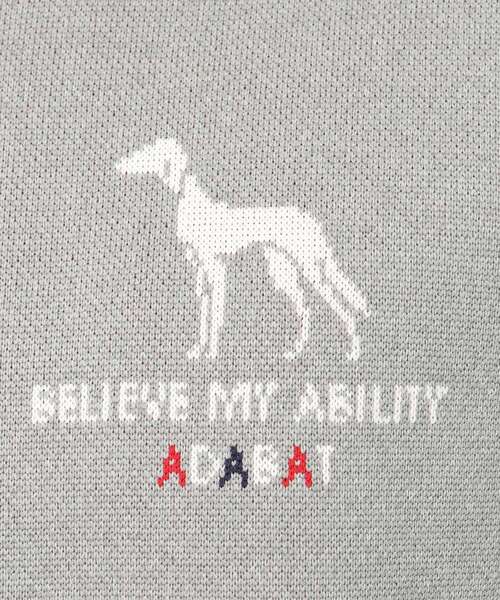 adabat（アダバット）の「ウォッシャブル素材 サルーキジャカードニット（ニット/セーター・メンズ・グレー/ネイビー/オレンジ・50/48/46）」の7枚目の写真